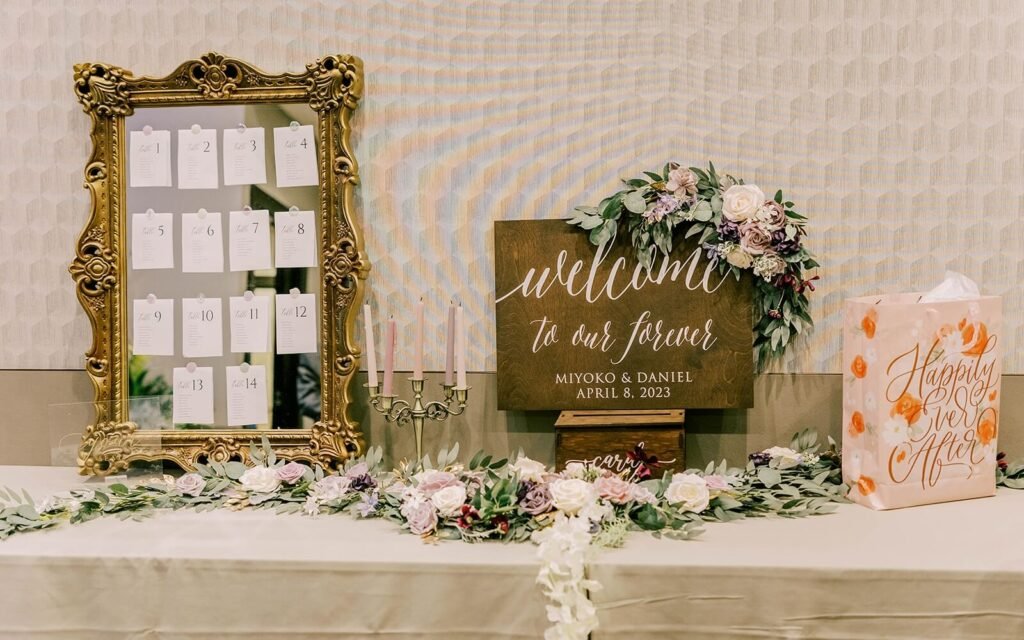 maximize fun wedding entrance table wedidng planning tips