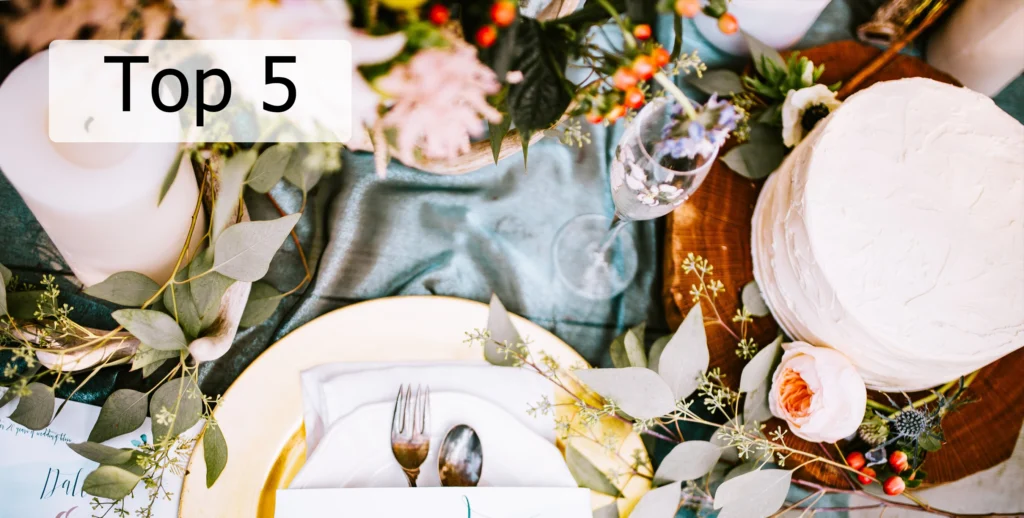 top 5 wedding planning mistakes to avoid
