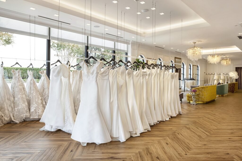 wedding dress shop wedding timeline tips
